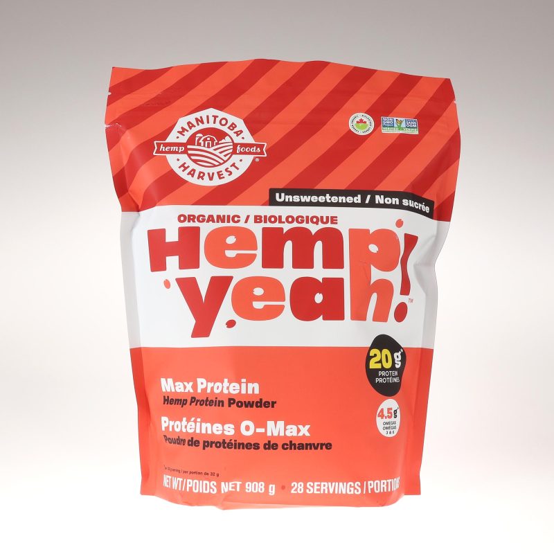 YumNaturals Store Manitoba Harvest Hemp Yeah Max Protein 908 grams front 2K72