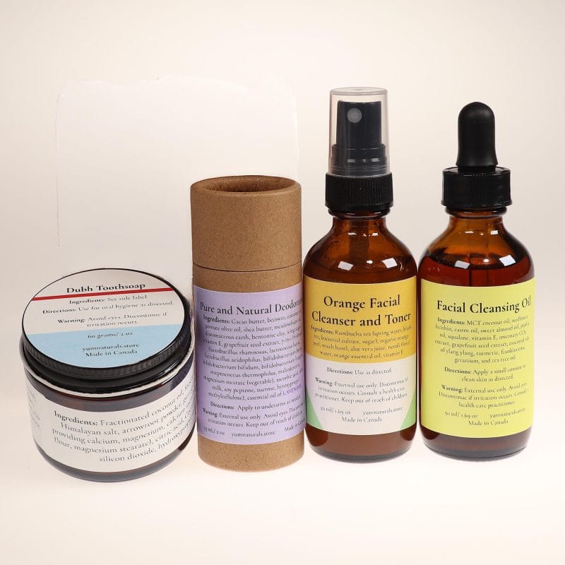 Daily Hygiene Routine Bundle with five personal care products