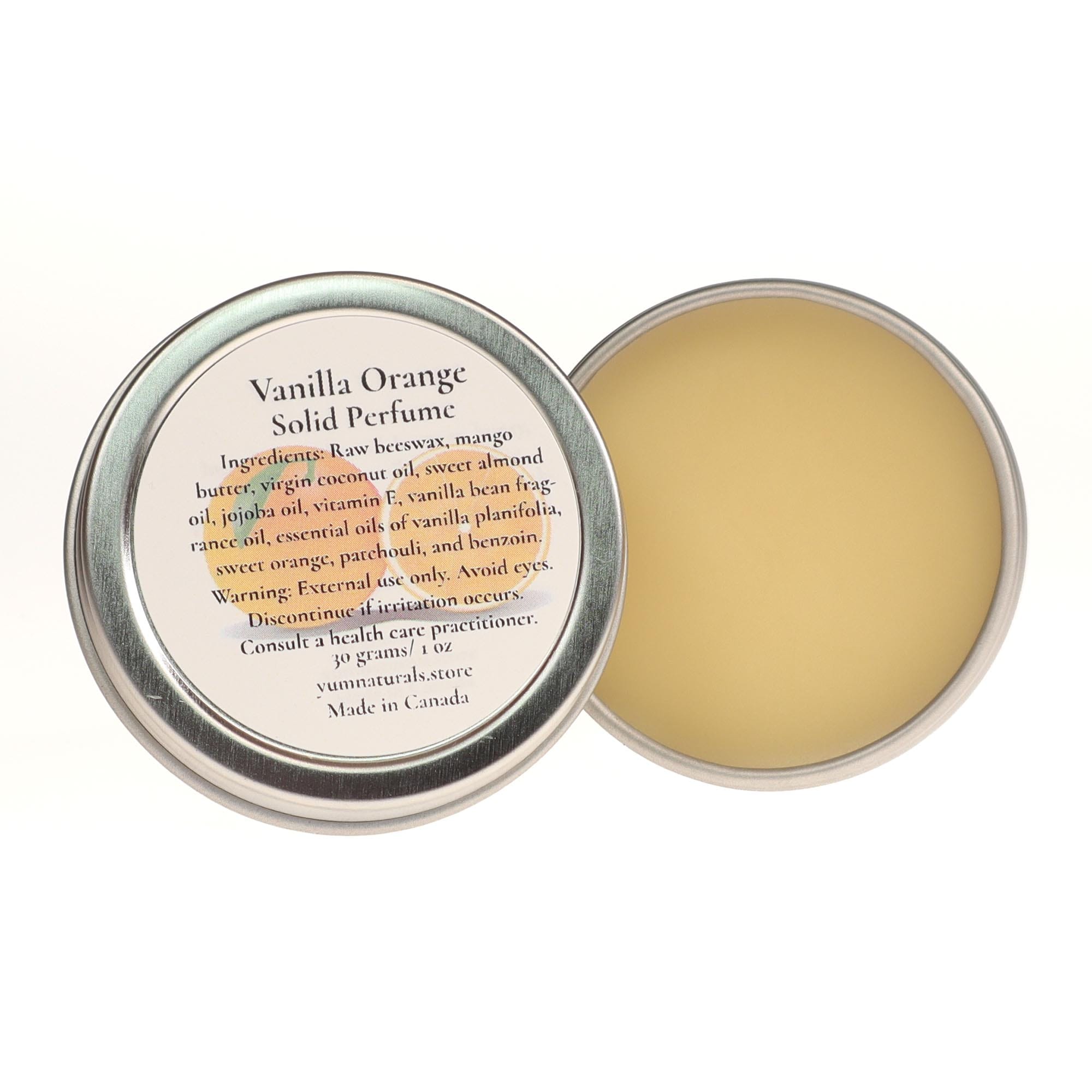 YumNaturals Store Solid Perfume Vanilla Orange 2K72